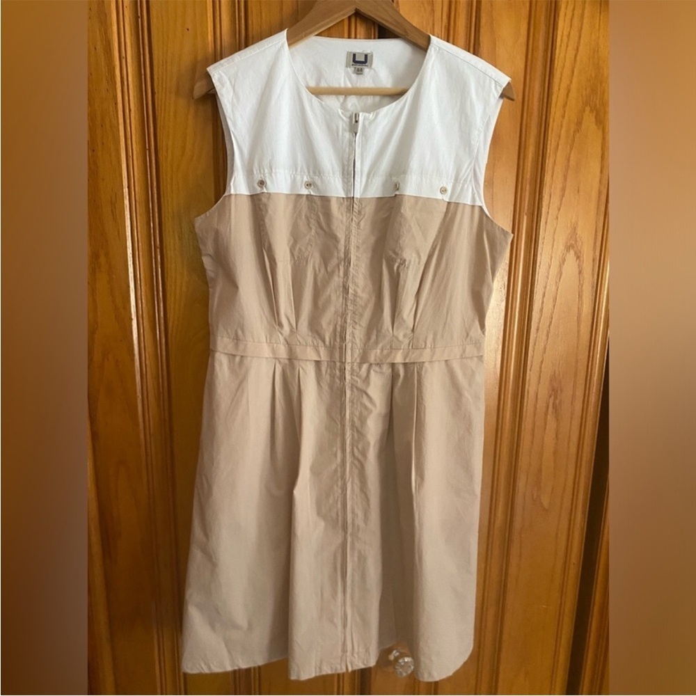 ⛱️Adolfo Dominguez - Full Zip Safari Style Dress - 12